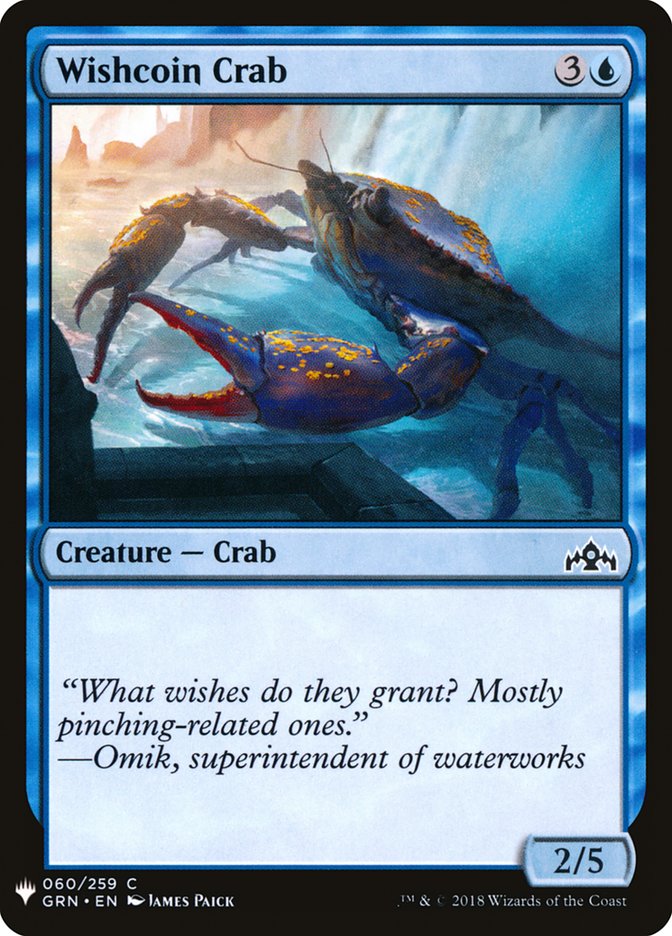 Wishcoin Crab [Mystery Booster] | Silver Goblin