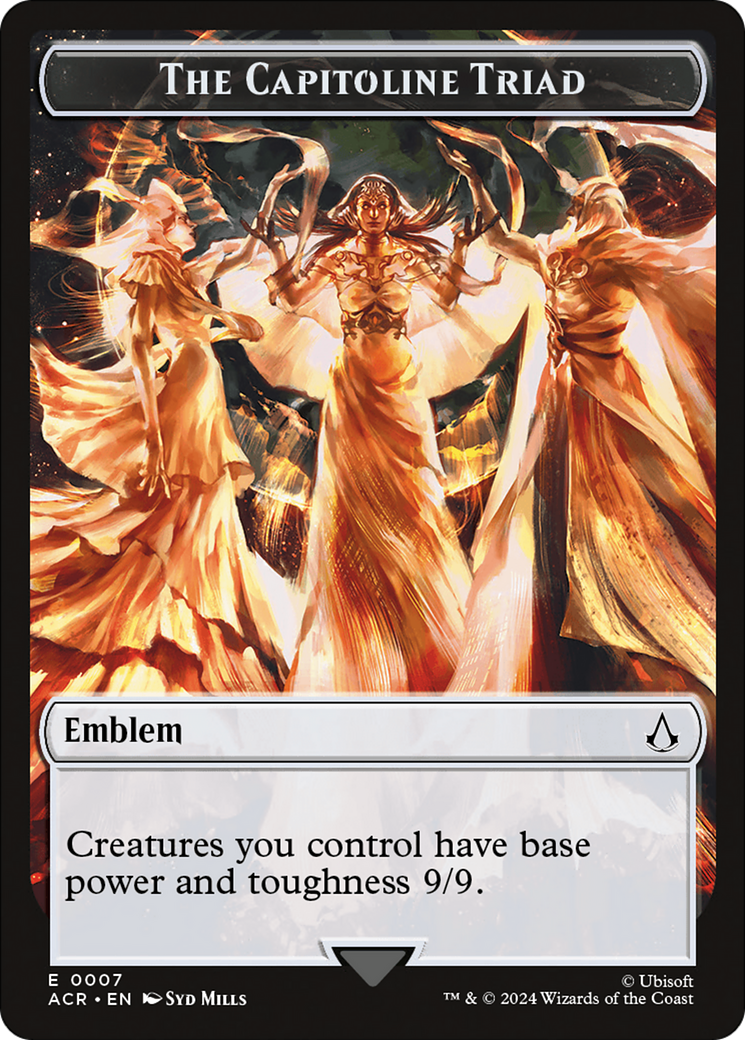 Emblem – The Capitoline Triad (007) - Assassin's Creed Tokens