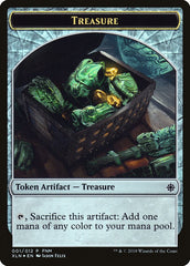 Merfolk // Treasure Double-Sided Token [Friday Night Magic 2018] | Silver Goblin