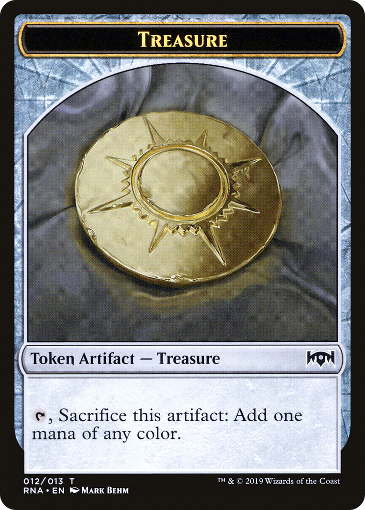 Treasure Token (012) - Ravnica Allegiance Tokens