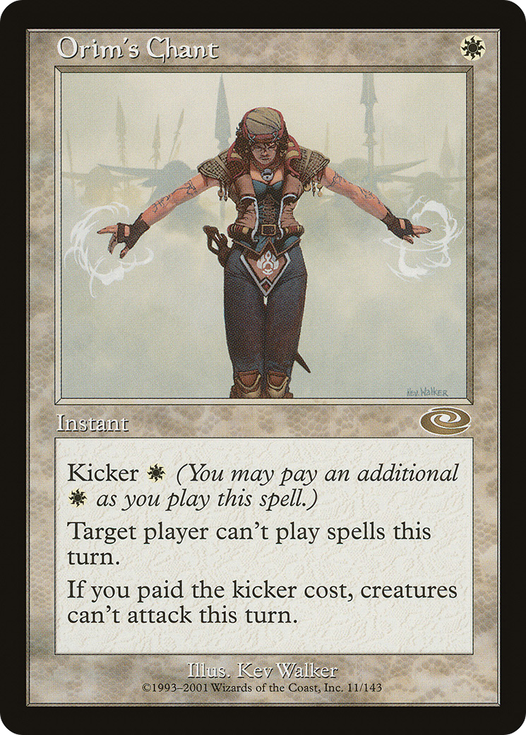 Orim's Chant [Planeshift] Foil