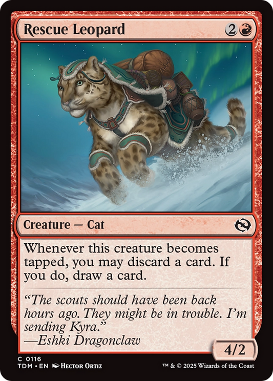 Rescue Leopard (116) - Tarkir: Dragonstorm