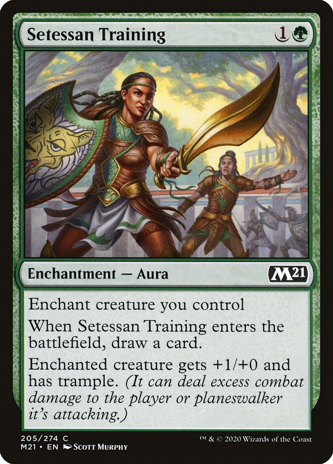 Setessan Training [Core Set 2021] | Silver Goblin