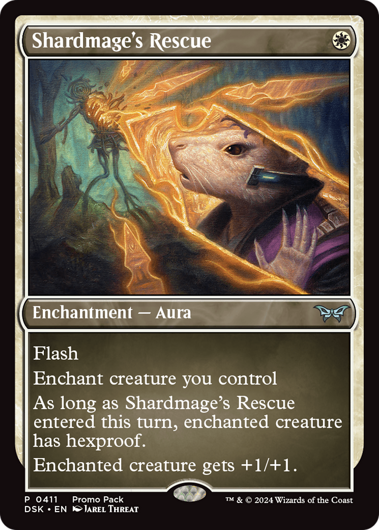 Shardmage's Rescue [Duskmourn: House of Horror Promos] Foil