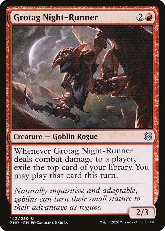 Grotag Night-Runner [Zendikar Rising] Foil