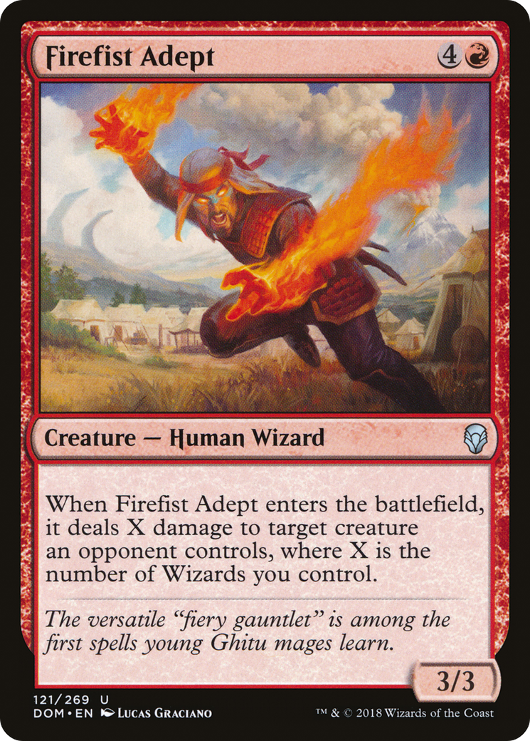 Firefist Adept [Dominaria] Foil