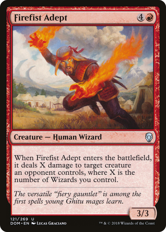 Firefist Adept [Dominaria] Foil