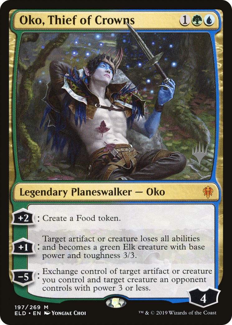 Oko, Thief of Crowns (Promo Pack) [Throne of Eldraine Promos] | Silver Goblin