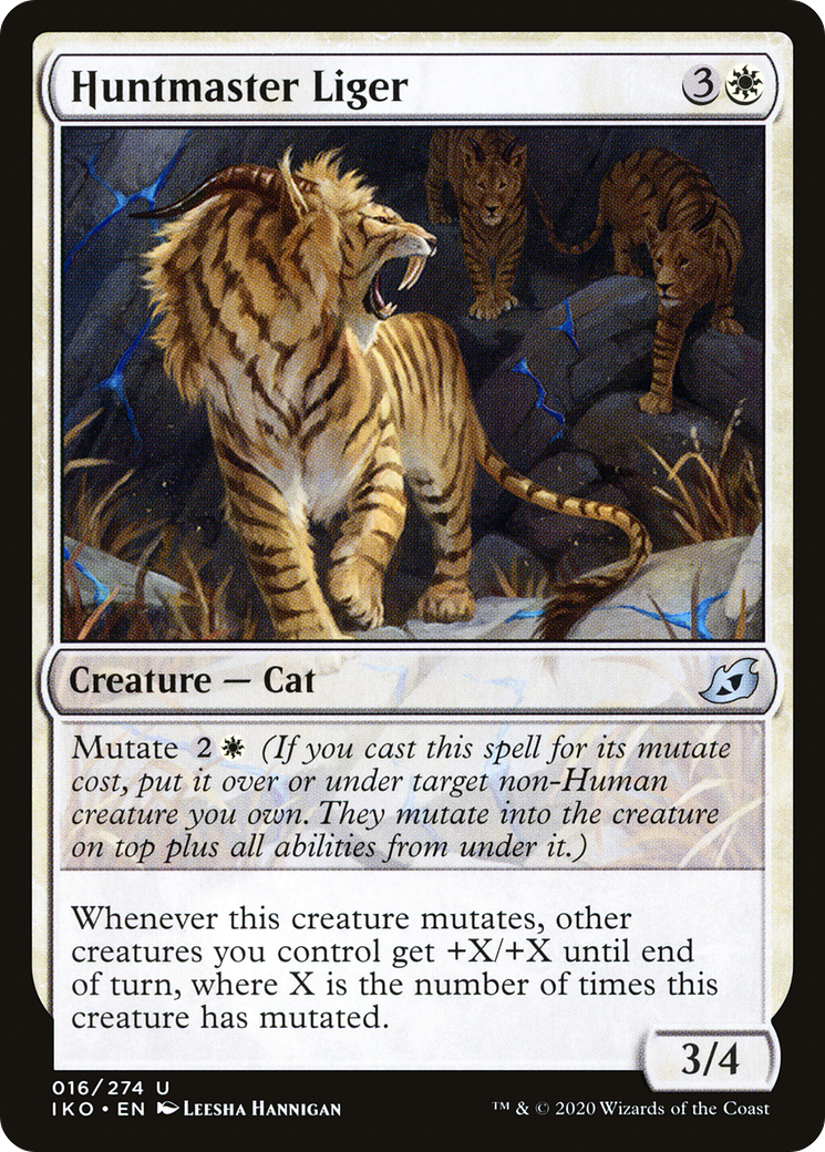 Huntmaster Liger [Ikoria: Lair of Behemoths] Foil