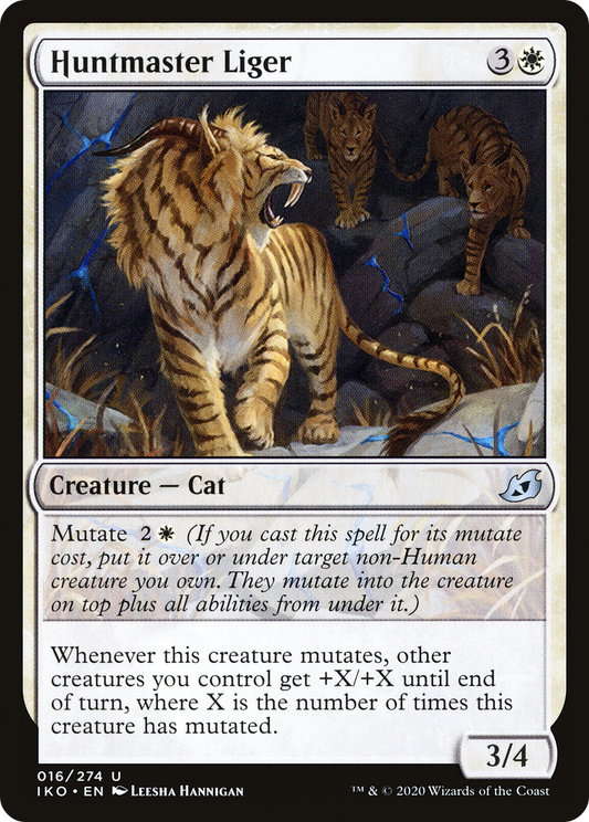 Huntmaster Liger [Ikoria: Lair of Behemoths]