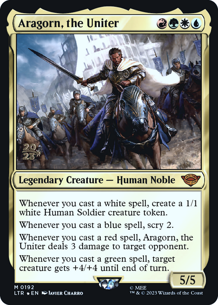 Aragorn, the Uniter [The Lord of the Rings: Tales of Middle-Earth Prerelease Promos] | Silver Goblin