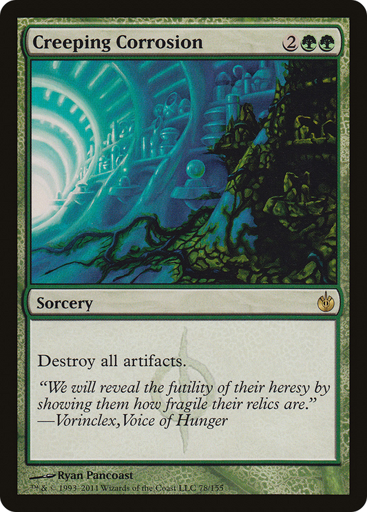 Creeping Corrosion [Mirrodin Besieged] Foil