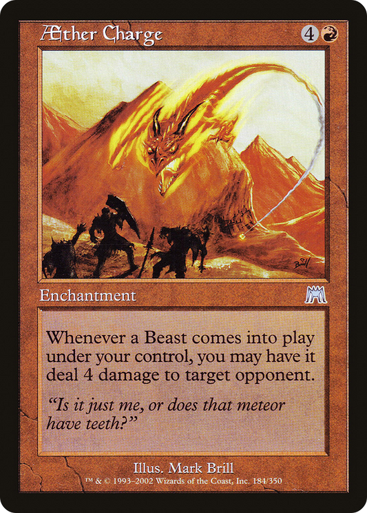 Aether Charge [Onslaught] Foil