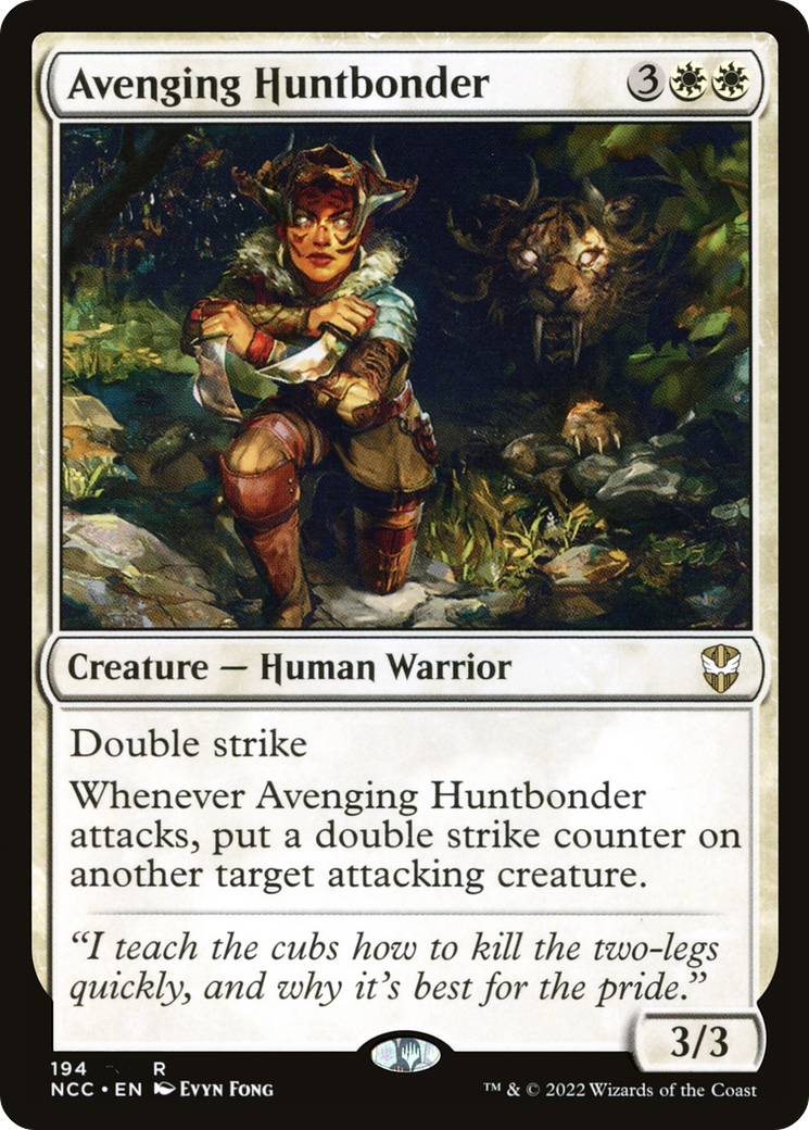 Avenging Huntbonder [Streets of New Capenna Commander] | Silver Goblin