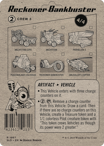 Reckoner Bankbuster // Reckoner Bankbuster (1967) Foil - Secret Lair Drop