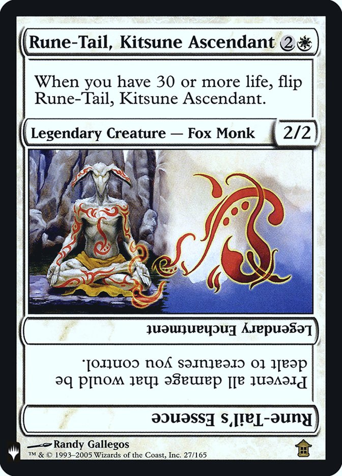 Rune-Tail, Kitsune Ascendant (027) Foil - The List