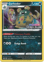 Garbodor (SWSH025) (Staff Prerelease Promo) [Sword & Shield: Black Star Promos] | Silver Goblin