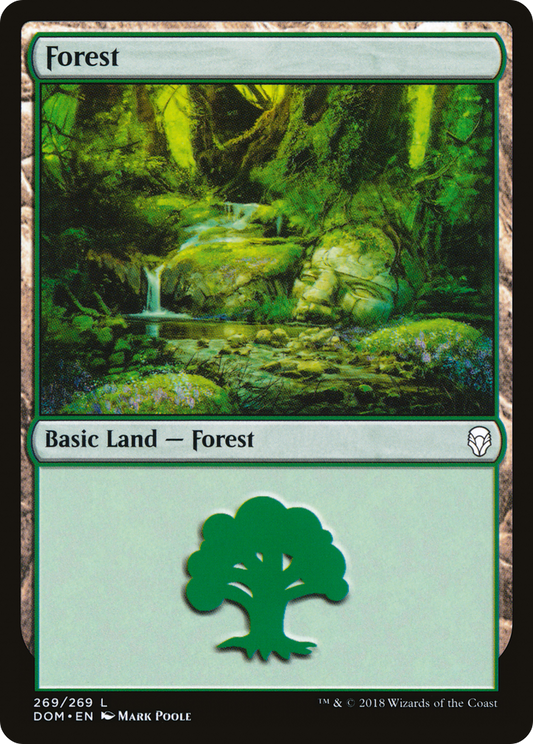Forest (269) [Dominaria] Foil