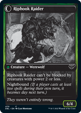 Hookhand Mariner // Riphook Raider [Innistrad: Double Feature] Foil