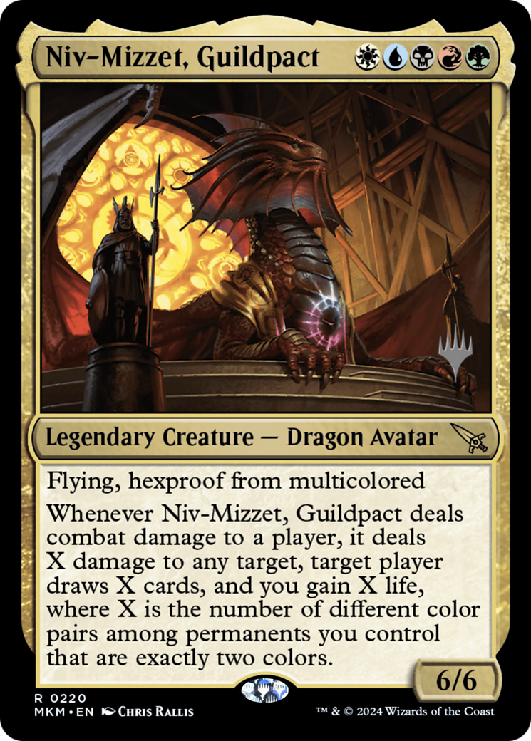 Niv-Mizzet, Guildpact (Promo Pack) [Murders at Karlov Manor Promos] | Silver Goblin