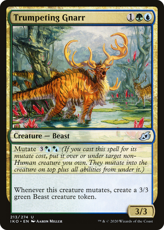 Trumpeting Gnarr [Ikoria: Lair of Behemoths] Foil