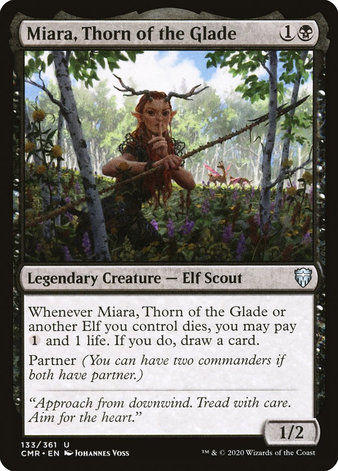 Miara, Thorn of the Glade [Commander Legends] | Silver Goblin