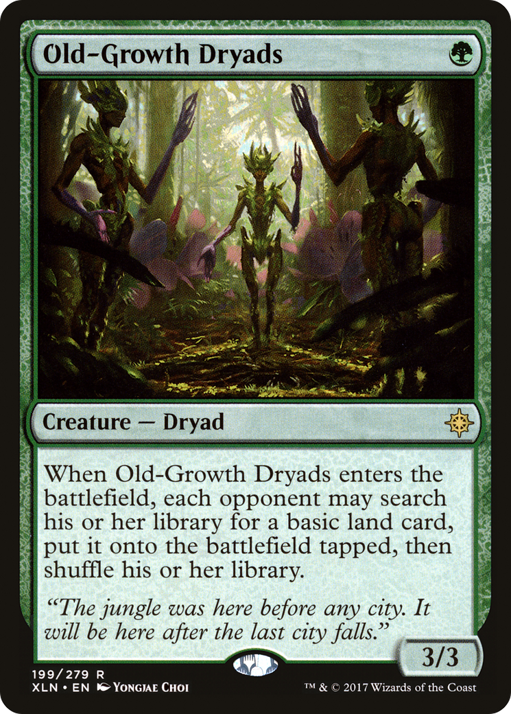 Old-Growth Dryads (199) Foil - Ixalan
