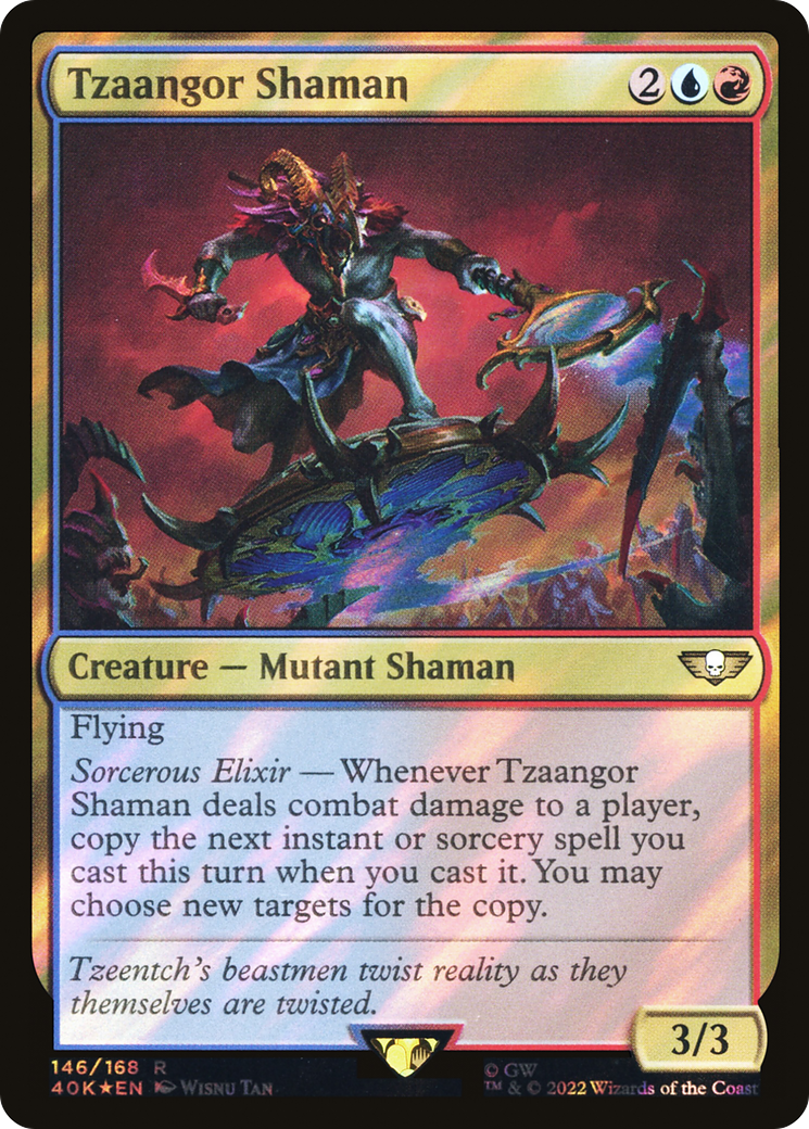 Tzaangor Shaman (Surge Foil) [Warhammer 40,000]