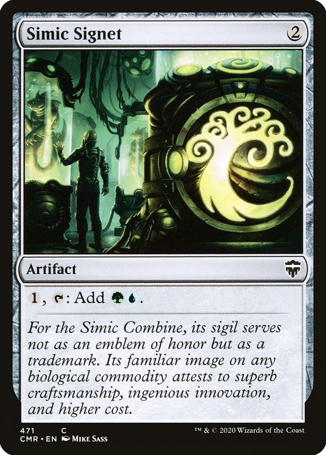 Simic Signet [Commander Legends] | Silver Goblin