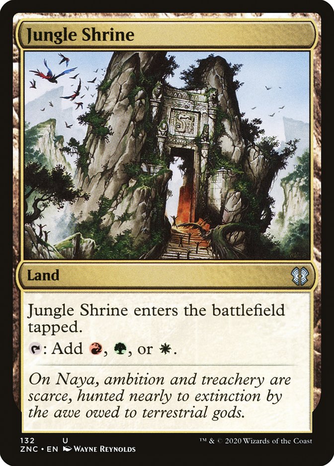 Jungle Shrine [Zendikar Rising Commander] | Silver Goblin