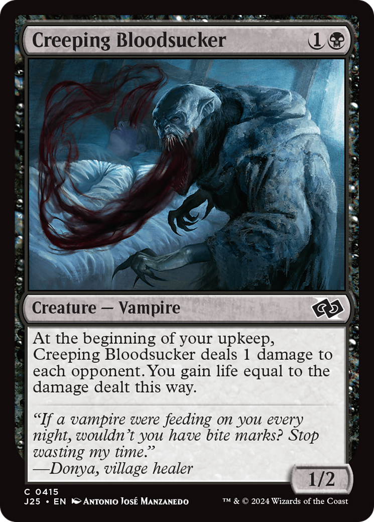 Creeping Bloodsucker [Foundations Jumpstart] | Silver Goblin