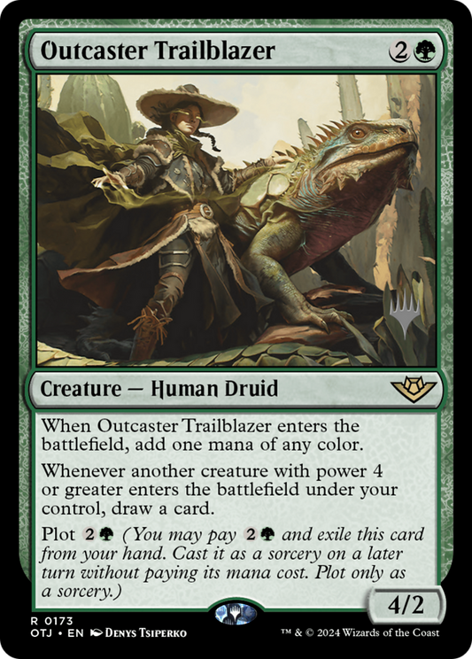 Outcaster Trailblazer (Promo Pack) [Outlaws of Thunder Junction Promos] Foil