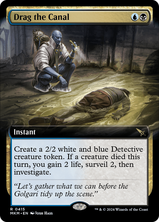 Drag the Canal (Extended Art) [Murders at Karlov Manor] Foil