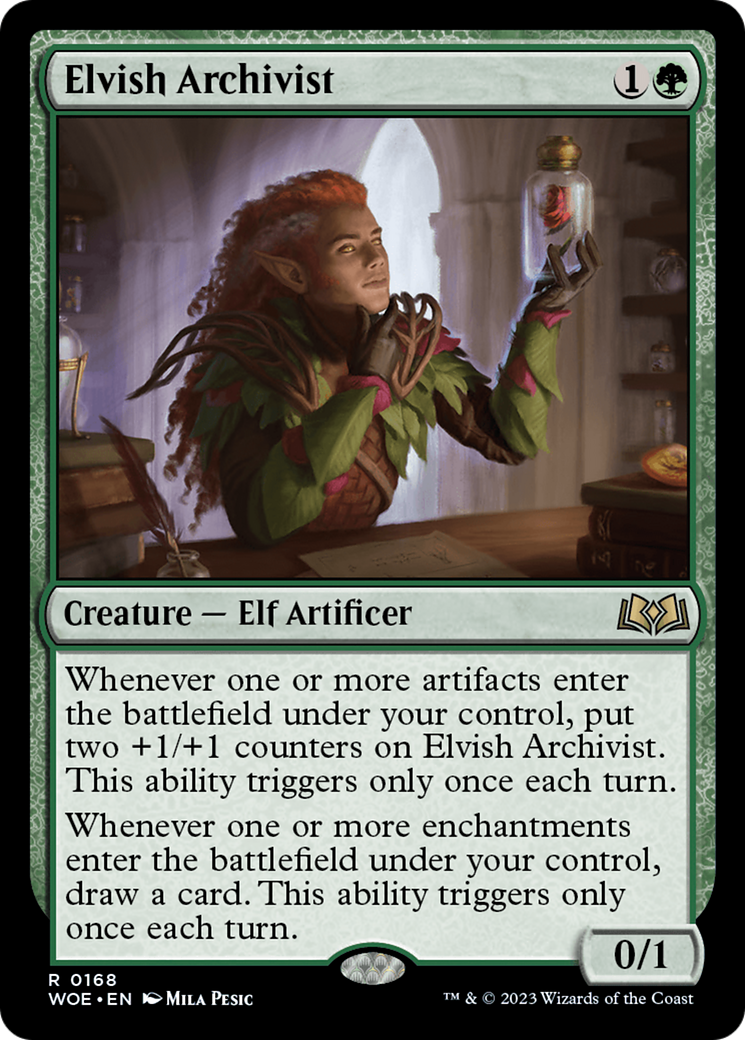 Elvish Archivist [Wilds of Eldraine] | Silver Goblin