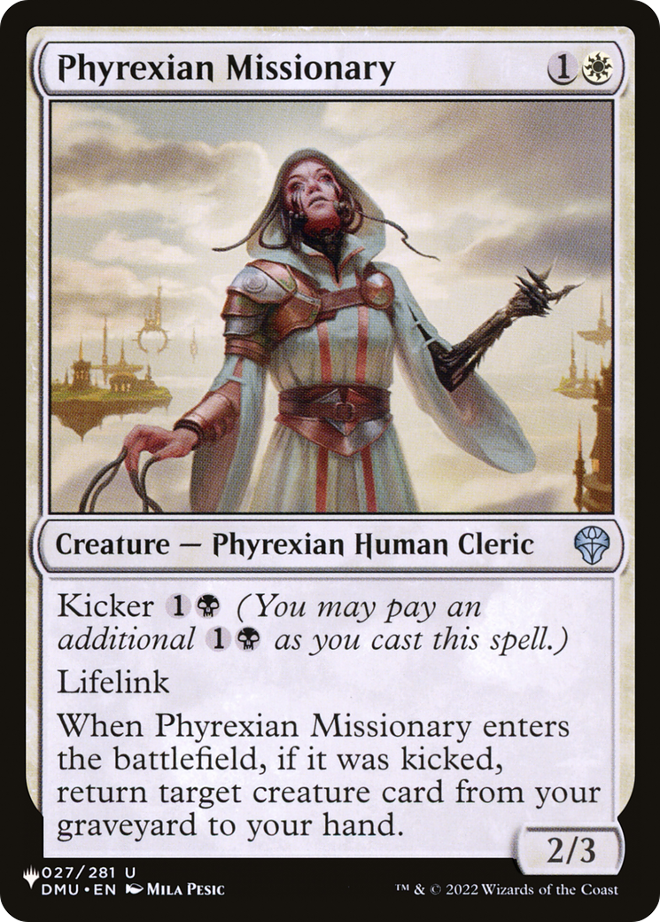 Phyrexian Missionary [The List Reprints] | Silver Goblin