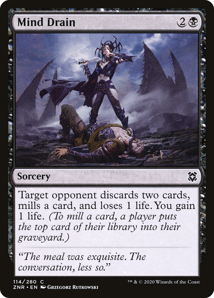 Mind Drain [Zendikar Rising] Foil