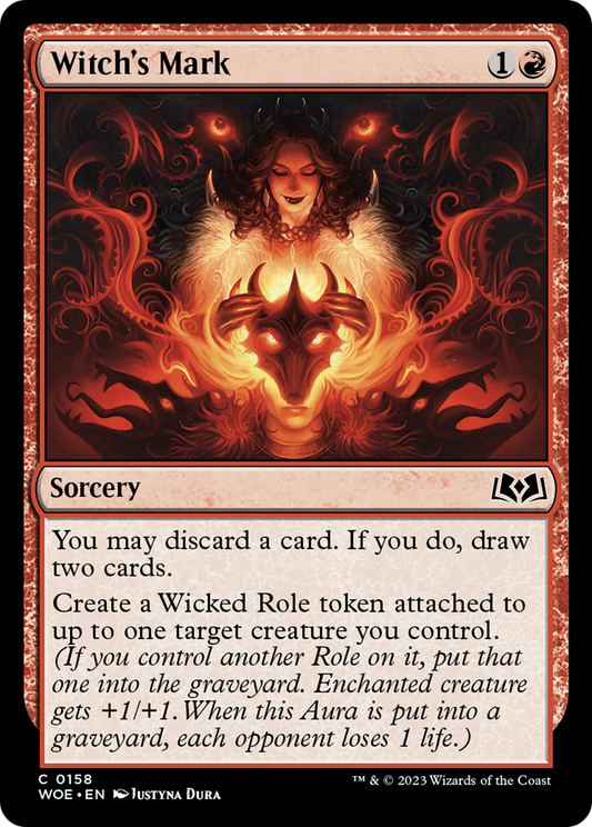 Witch's Mark [Wilds of Eldraine] Foil