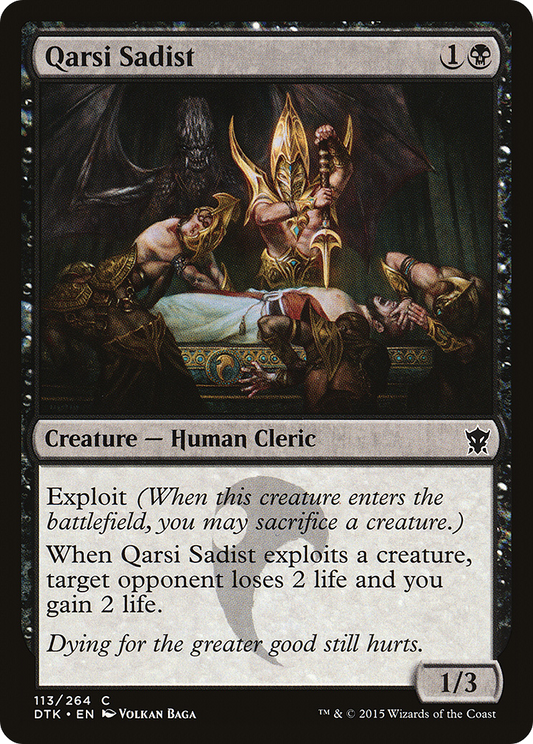 Qarsi Sadist [Dragons of Tarkir] Foil