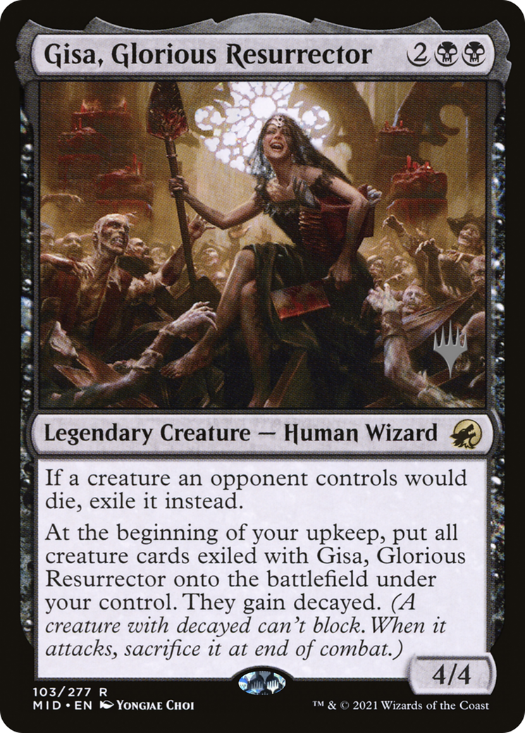 Gisa, Glorious Resurrector (Promo Pack) [Innistrad: Midnight Hunt Promos] Foil