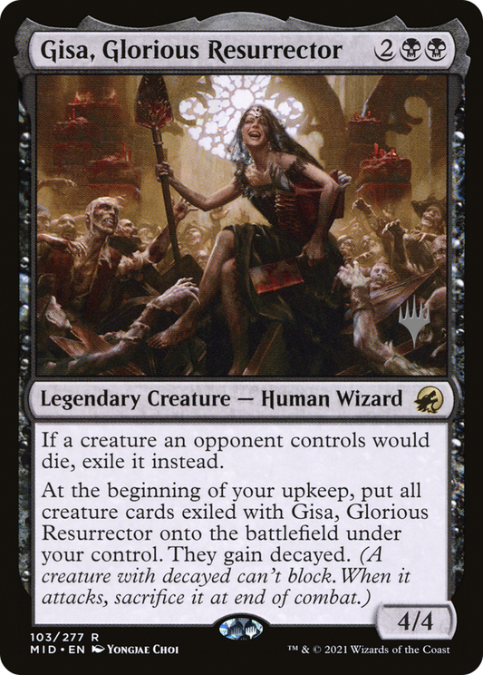 Gisa, Glorious Resurrector (Promo Pack) [Innistrad: Midnight Hunt Promos] Foil