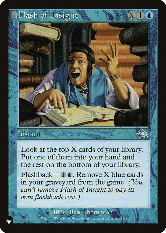 Flash of Insight: (tombstone) (JUD-40)