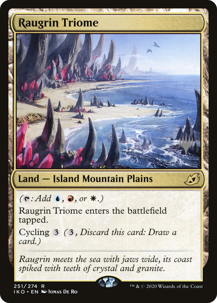 Raugrin Triome (251) Foil - Ikoria: Lair of Behemoths Promos