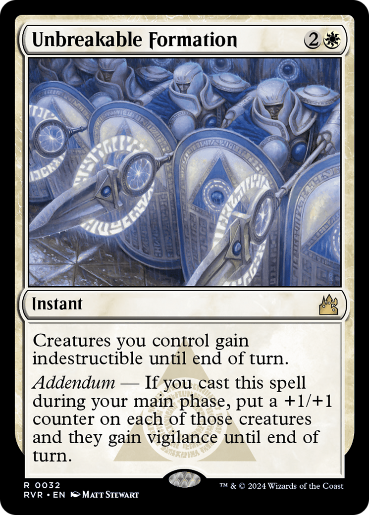Unbreakable Formation [Ravnica Remastered] Foil