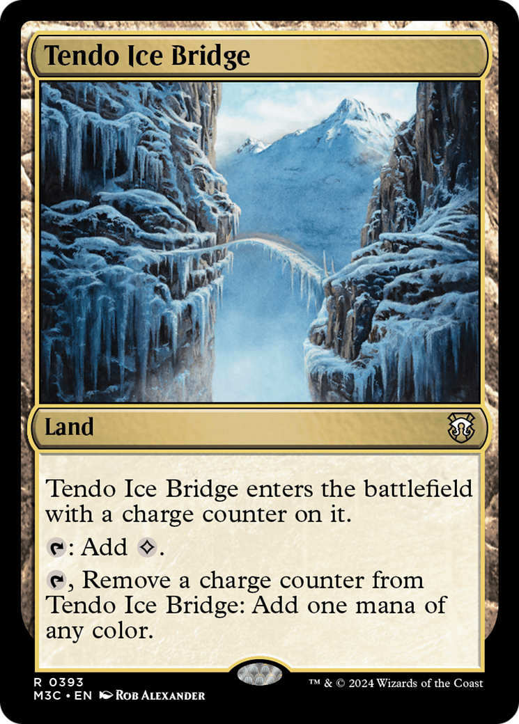 Tendo Ice Bridge (Ripple Foil) [Modern Horizons 3 Commander] | Silver Goblin