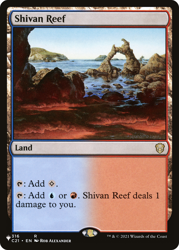 Shivan Reef [Secret Lair: Heads I Win, Tails You Lose] | Silver Goblin