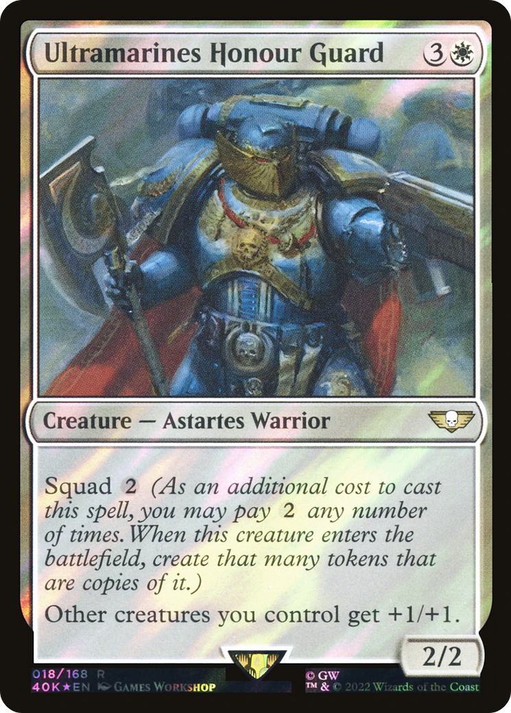 Ultramarines Honour Guard (018) Surge Foil - Warhammer 40,000 Commander