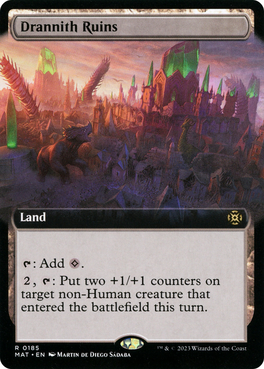 Drannith Ruins (Extended Art) [March of the Machine: The Aftermath] Foil
