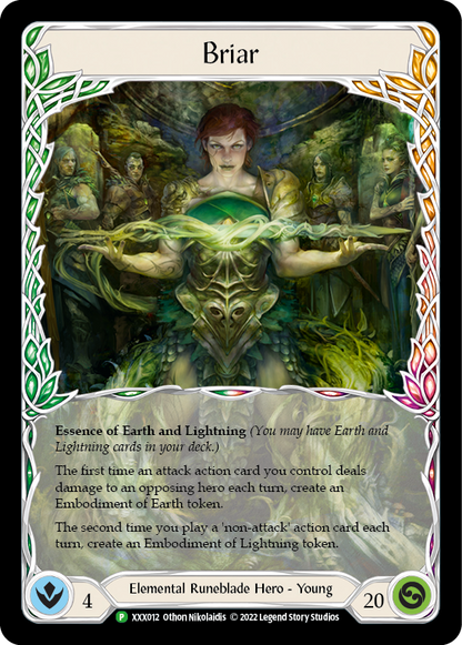 Briar // Briar, Warden of Thorns (XXX011/XXX012)  - Flesh and Blood: Promo Cards