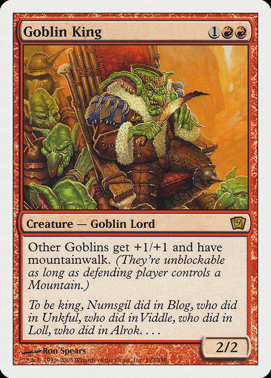 Goblin King [Ninth Edition] Foil