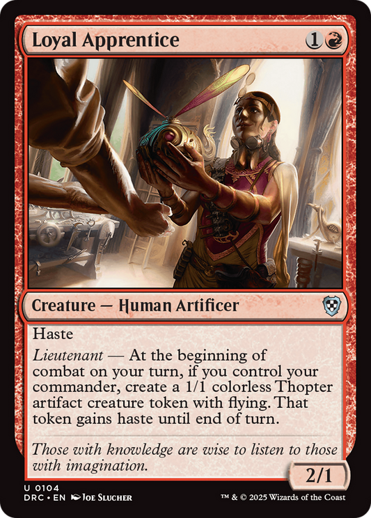 Loyal Apprentice (104) - Commander: Aetherdrift